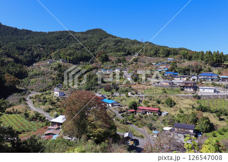東秩父村の町並み(埼玉県東秩父村) 東秩父村の町並み(埼玉県東秩父村) 126547008