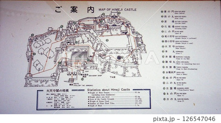 姫路城と青空 126547046