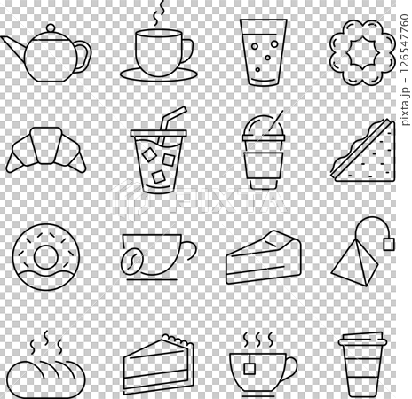 Tea time icon set 126547760