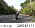 世羅町ツーリング途中のオートバイ 126548128