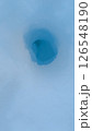 雪の中で見つけた青 126548190