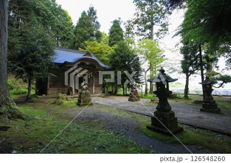 兵庫県勝岡市　有子山稲荷神社 126548260