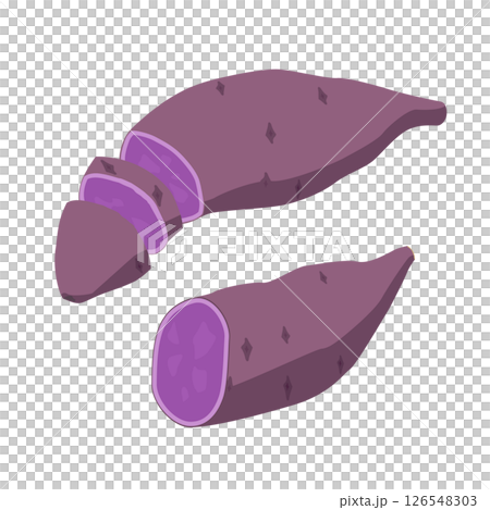 Sweet potato illustration 126548303