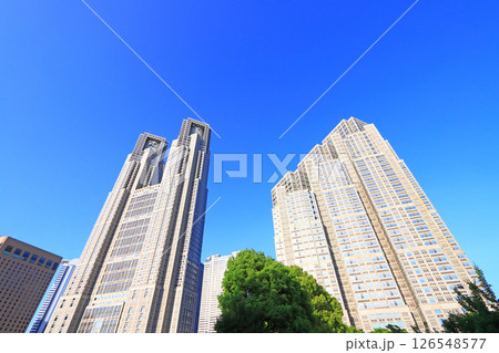 東京都新宿区、東京都庁第一本庁舎の風景 126548577