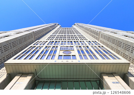 東京都新宿区、東京都庁第一本庁舎の風景 126548606