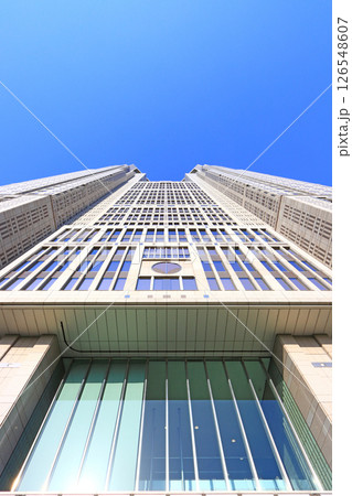東京都新宿区、東京都庁第一本庁舎の風景 東京都新宿区、東京都庁第一本庁舎の風景 126548607