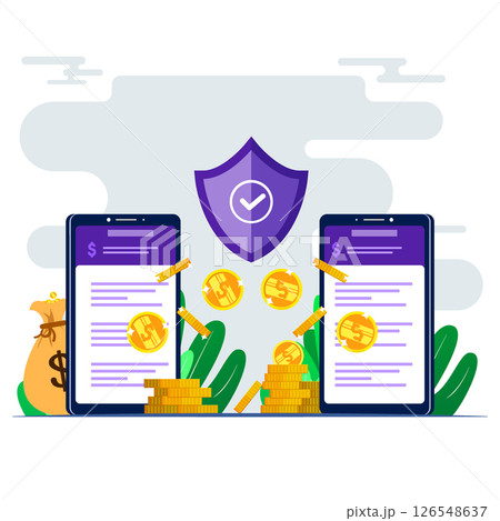 Mobile Property Payments With Full Security 126548637