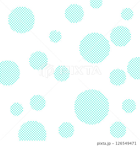水玉模様 壁紙 イラスト 126549471