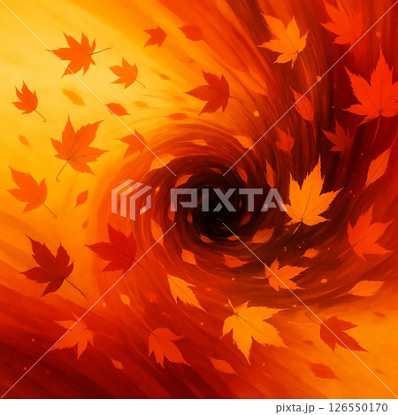 紅葉が渦巻く秋の流動空間 紅葉が渦巻く秋の流動空間 126550170