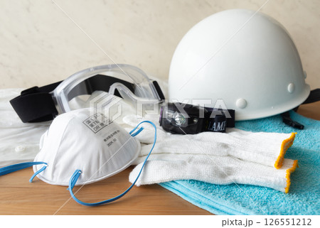 火山噴火の備え 火山灰対策 ボランティアの装備 火山噴火の備え 火山灰対策 ボランティアの装備 126551212