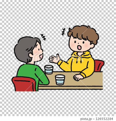 話し合いをする人物 126552284