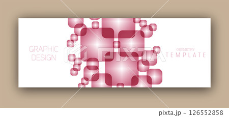 Geometric background. The layout of the cover, poster, banner, poster with gradient squares. A template for interior design, creative design and creative ideas Geometric background. The layout of the cover, poster, banner, poster with gradient squares. A template for interior design, creative design and creative ideas 126552858