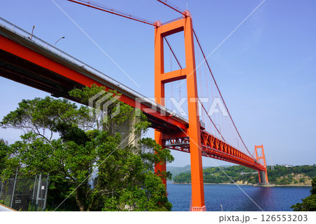 平戸大橋（長崎県平戸市） 126553203