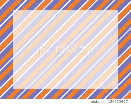 フレーム　ストライプ　ホワイトスペース 126553437