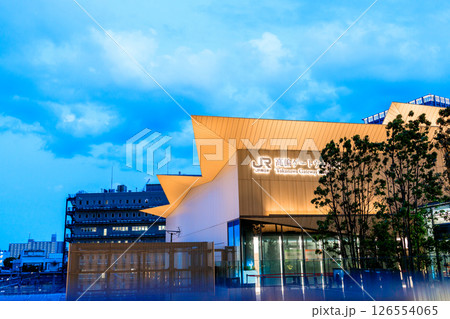 発展しつつある高輪ゲートウエイ駅の風景 発展しつつある高輪ゲートウエイ駅の風景 126554065