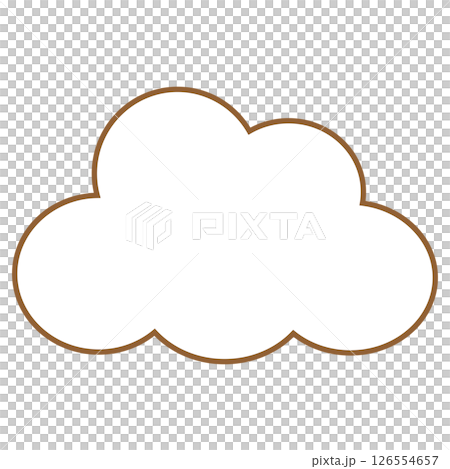 簡單的雲圖圖標 簡單的雲圖圖標 126554657