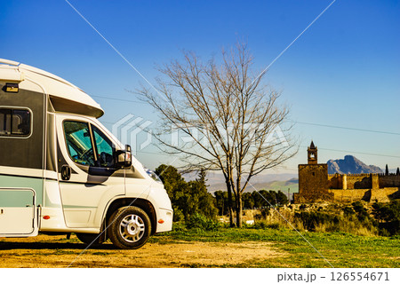 Caravan in Antequera city, Spain. Caravan in Antequera city, Spain. 126554671