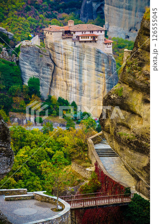 Monastery in Meteora, Greece Monastery in Meteora, Greece 126555045