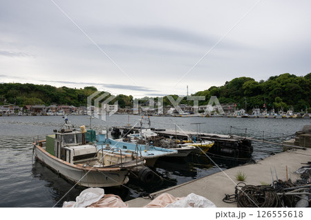 日本の兵庫県たつの市室津のとても美しい風景 126555618