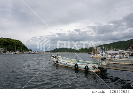 日本の兵庫県たつの市室津のとても美しい風景 126555622