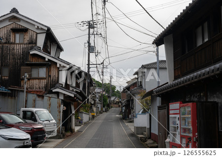 日本の兵庫県たつの市室津のとても美しい風景 日本の兵庫県たつの市室津のとても美しい風景 126555625