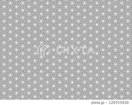 灰色の麻の葉の背景 126555830