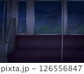 背景イラスト　電車内(夜の停電) 126556847