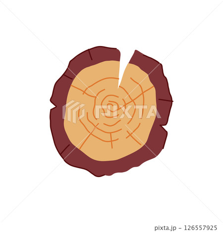 growth wood circle cartoon vector illustration growth wood circle cartoon vector illustration 126557925