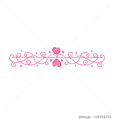 distress wedding border ornament cartoon vector illustration 126558272