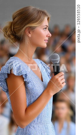 Business Event with Female Keynote Speaker 126558510