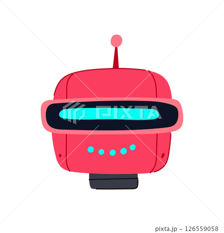 sensors robot head cartoon vector illustration sensors robot head cartoon vector illustration 126559058