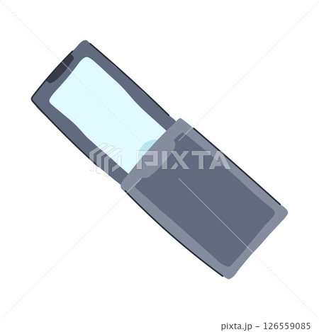 tool reading magnifier cartoon vector illustration 126559085