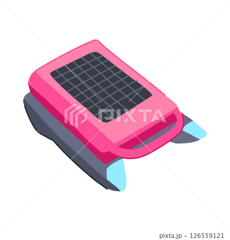 filtration pool cleaning robot cartoon vector illustration 126559121