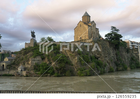 Metekhi Virgin Mary Assumption Church in Tbilisi, Georgia 126559235