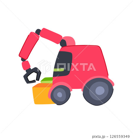 recycling mini robot sorting trash cartoon vector illustration recycling mini robot sorting trash cartoon vector illustration 126559349