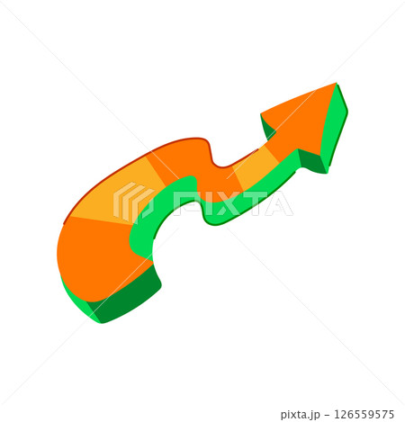 spray graffiti arrow cartoon vector illustration 126559575