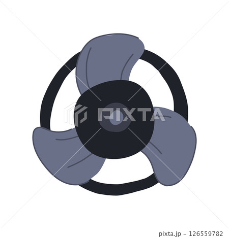 speed cooling fan cartoon vector illustration 126559782