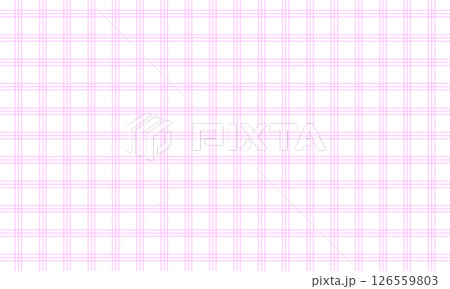ピンク色の3本の線がクロスする三筋格子 126559803