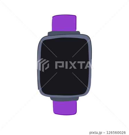 health biometric bracelet cartoon vector illustration 126560026