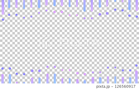 帶有藍色和紫色漸變的點和線條紋圖案的框架 帶有藍色和紫色漸變的點和線條紋圖案的框架 126560917