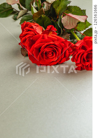 Medical professional examines patients fingers for health 126561666