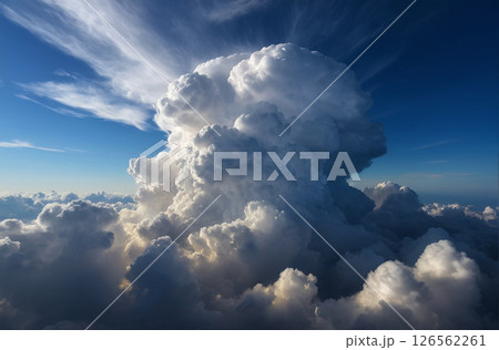 もこもこの巨大な雲 もこもこの巨大な雲 126562261