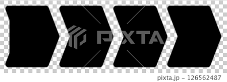 箭頭進展方向黑色 126562487