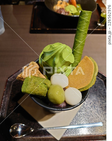 抹茶アイスパフェ 抹茶アイスパフェ 126562976