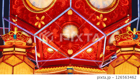 Beijing, China. Palace Lantern Reunion. On Chinese Lantern Festi Beijing, China. Palace Lantern Reunion. On Chinese Lantern Festi 126563462