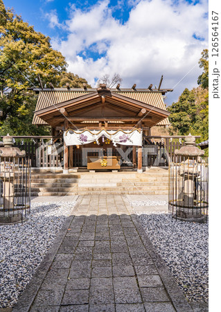 上宮天満宮 拝殿(北山の天神さん)日本で二番目に古い天満宮 大阪府高槻市天神町 上宮天満宮 拝殿(北山の天神さん)日本で二番目に古い天満宮 大阪府高槻市天神町 126564167