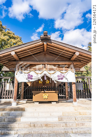 上宮天満宮 幣殿(北山の天神さん)日本で二番目に古い天満宮 大阪府高槻市天神町 上宮天満宮 幣殿(北山の天神さん)日本で二番目に古い天満宮 大阪府高槻市天神町 126564171