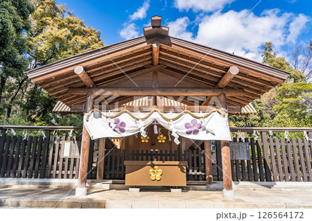 上宮天満宮 幣殿(北山の天神さん)日本で二番目に古い天満宮 大阪府高槻市天神町 上宮天満宮 幣殿(北山の天神さん)日本で二番目に古い天満宮 大阪府高槻市天神町 126564172