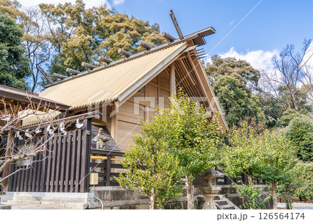 上宮天満宮　本殿（北山の天神さん）日本で二番目に古い天満宮　大阪府高槻市天神町 126564174