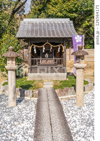 上宮天満宮　末社　厳島神社（北山の天神さん）日本で二番目に古い天満宮　大阪府高槻市天神町 126564175
